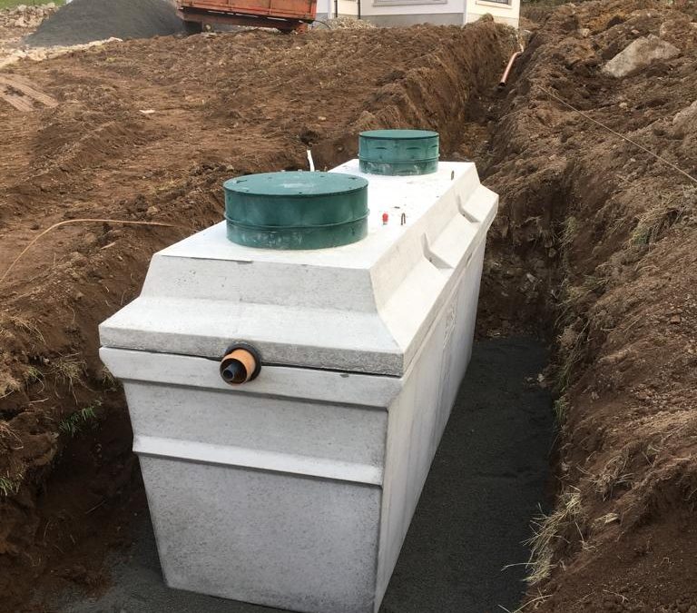 Wastewater treatment tank Ballymena